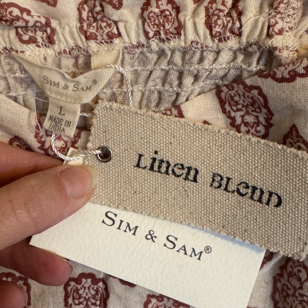 Chic Linen Junior’s Top Size L - Picture 4 of 7